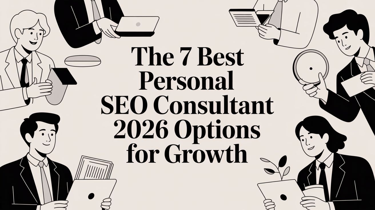 The 7 Best Personal SEO Consultant 2026 Options for Growth