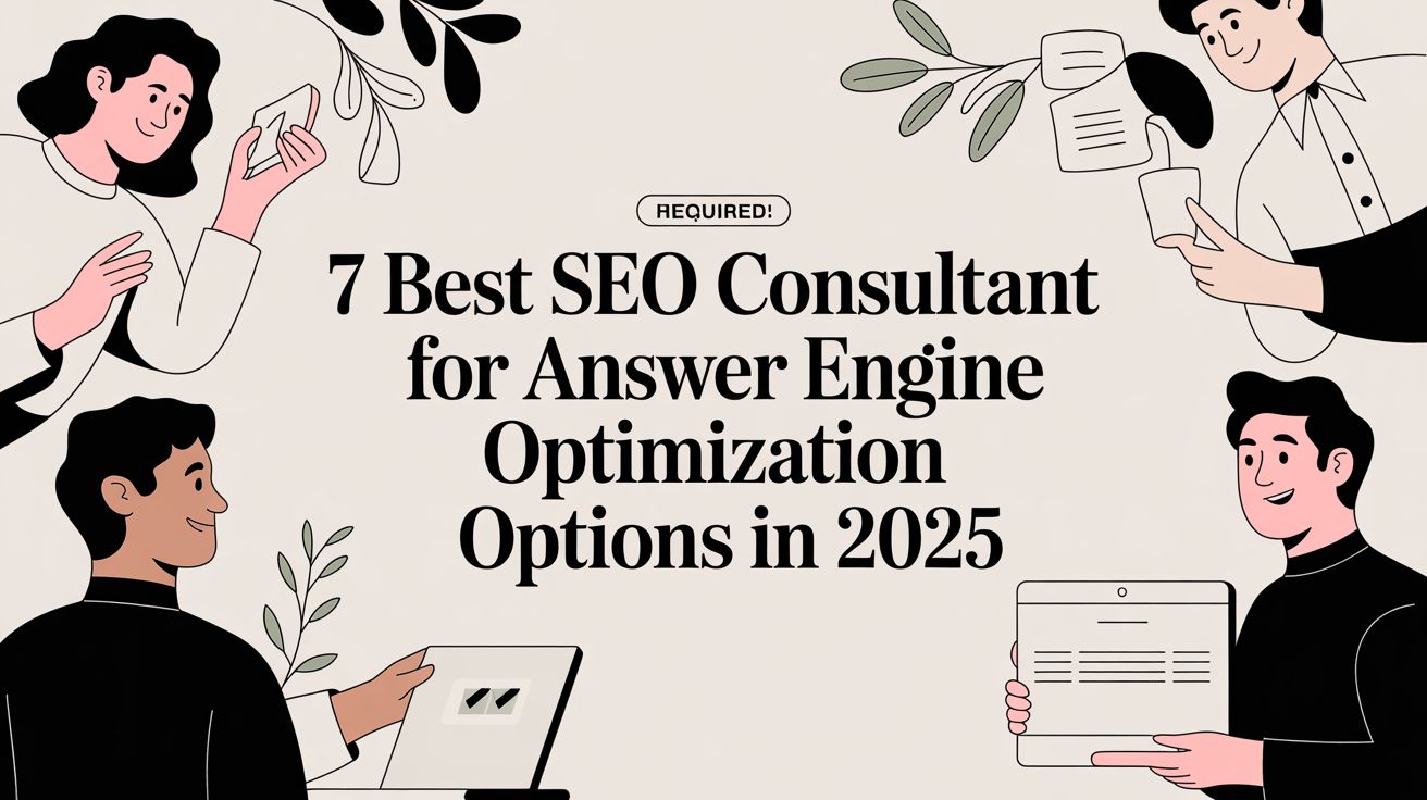 7 Best SEO Consultant for Answer Engine Optimization Options in 2025