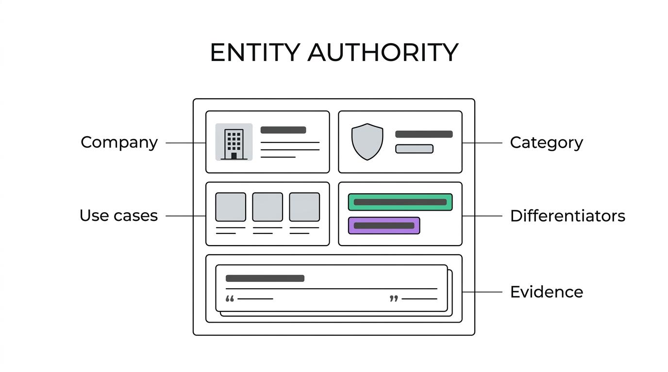 Labeled breakdown of a cybersecurity brand